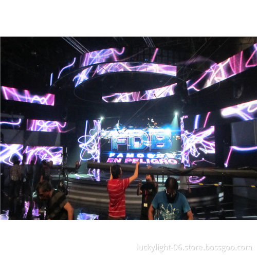ultra HD P2.5 240*120mm full color flexible led display module